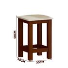 Conjunto Sala De Jantar Madeira Maciça Safira Com 4 Lugares E