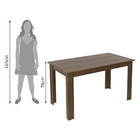 Conjunto Sala De Jantar Madesa Bea Mesa Tampo De Madeira Com