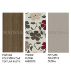 Conjunto Sala De Jantar Madesa Bea Mesa Tampo De Madeira Com