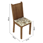 Conjunto Sala De Jantar Madesa Celeny Mesa Tampo De Madeira C