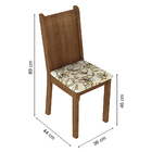 Conjunto Sala De Jantar Madesa Clarice Mesa Tampo De Madeira