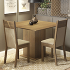 Conjunto Sala De Jantar Madesa Drica Mesa Tampo De Madeira Co