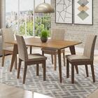 Conjunto Sala De Jantar Madesa Liana Mesa Tampo De Madeira Co