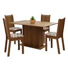 Conjunto Sala De Jantar Madesa Luana Mesa Tampo De Madeira Co