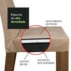 Conjunto Sala De Jantar Madesa Luciana Mesa Tampo De Madeira