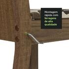 Conjunto Sala De Jantar Madesa Madu Mesa Tampo De Vidro Redon