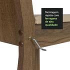 Conjunto Sala De Jantar Madesa Madu Mesa Tampo De Vidro Redon