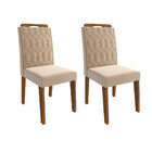 Conjunto Sala De Jantar Maitê 160cm 6 Cadeiras Paola Cimol