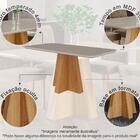 Conjunto Sala De Jantar Maite 160x80 Tampo Mdf/vidro 6 Cadeir