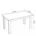 Conjunto Sala De Jantar Mayla 4 Cadeiras Brisa Viero