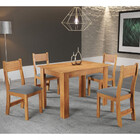Conjunto Sala De Jantar Mayla 4 Cadeiras Brisa Viero