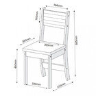 Conjunto Sala De Jantar Mayla 4 Cadeiras Brisa Viero