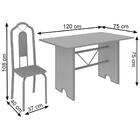 Conjunto Sala De Jantar Mesa 070 Com Ardósia E 4 Cadeiras Bia
