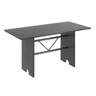 Conjunto Sala De Jantar Mesa 070 Com Ardósia E 6 Cadeiras Bia