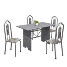 Conjunto Sala De Jantar Mesa 070 Com Granito E 4 Cadeiras Bia