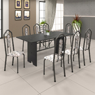 Conjunto Sala De Jantar Mesa 071 Com Ardósia E 8 Cadeiras Bia