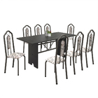 Conjunto Sala De Jantar Mesa 071 Com Ardósia E 8 Cadeiras Bia