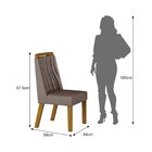 Conjunto Sala De Jantar Mesa 1,80 Com 6 Cadeiras Siena Freijo