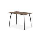 Conjunto Sala De Jantar Mesa 100x60cm Com 4 Cadeiras Flora Pr