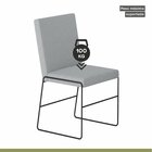 Conjunto Sala De Jantar Mesa 110cm Mdf/bp E 4 Cadeiras Dubai