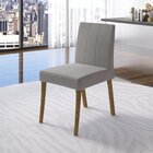 Conjunto Sala De Jantar Mesa 110x110cm Vidro Com 4 Cadeiras Á
