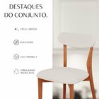 Conjunto Sala De Jantar Mesa 110x80cm Tampo Em Mdf Laqueado C