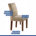 Conjunto Sala De Jantar Mesa 120cm 2 Cadeiras Caroline Cel Mó