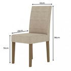 Conjunto Sala De Jantar Mesa 120cm Helo 4 Cadeiras Josi Polim