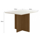 Conjunto Sala De Jantar Mesa 120cm Helo 4 Cadeiras Josi Polim