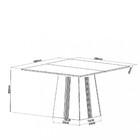 Conjunto Sala De Jantar Mesa 120cm Nany 8 Cadeiras Iza Viero