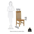 Conjunto Sala De Jantar Mesa 120cm Retangular E 4 Cadeiras 10