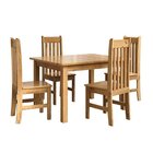 Conjunto Sala De Jantar Mesa 120cm Retangular E 4 Cadeiras 10