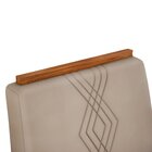 Conjunto Sala De Jantar Mesa 120cm Tampo De Vidro/mdf Kiara C