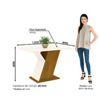 Conjunto Sala De Jantar Mesa 120cm Tampo Mdf 4 Cadeiras Zuri