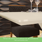 Conjunto Sala De Jantar Mesa 120cm Tampo Mdf 4 Cadeiras Zuri