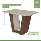 Conjunto Sala De Jantar Mesa 120x80cm Tampo Mdf 4 Cadeiras Ap