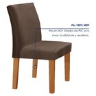 Conjunto Sala De Jantar Mesa 120x80cm Tampo Mdf/vidro Com 4 C