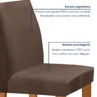 Conjunto Sala De Jantar Mesa 120x80cm Tampo Mdf/vidro Com 4 C