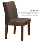 Conjunto Sala De Jantar Mesa 120x80cm Tampo Mdf/vidro Com 4 C