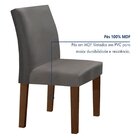 Conjunto Sala De Jantar Mesa 120x80cm Tampo Mdf/vidro Com 4 C