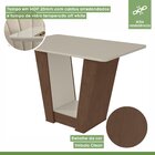 Conjunto Sala De Jantar Mesa 120x80cm Tampo Vidro/mdf Com 4 C