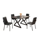 Conjunto Sala De Jantar Mesa 120x90cm Base Império Tampo Mdf