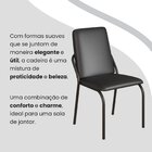 Conjunto Sala De Jantar Mesa 120x90cm Base Império Tampo Mdf