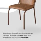 Conjunto Sala De Jantar Mesa 120x90cm Base Império Tampo Mdf