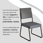 Conjunto Sala De Jantar Mesa 120x90cm Base Império Tampo Mdf