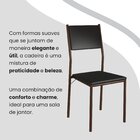 Conjunto Sala De Jantar Mesa 120x90cm Base Império Tampo Mdf