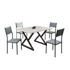 Conjunto Sala De Jantar Mesa 120x90cm Base Império Tampo Mdf