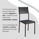 Conjunto Sala De Jantar Mesa 120x90cm Base Império Tampo Mdf