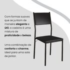 Conjunto Sala De Jantar Mesa 120x90cm Base Império Tampo Mdf