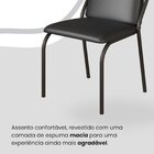 Conjunto Sala De Jantar Mesa 120x90cm Base Lunna Tampo Mdf Co